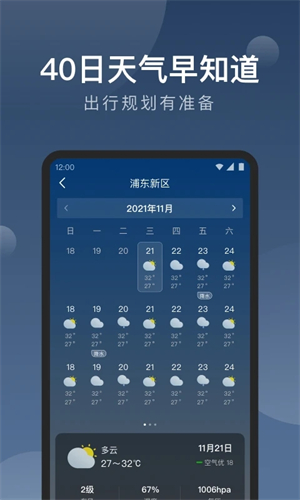 知雨天气预报