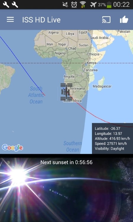 国际空间站高清实况