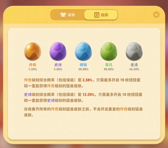 动物派对扭蛋出货概率怎么样 动物派对扭蛋出货概率介绍